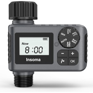 Insoma Single-Outlet Programmable Sprinkler Timer